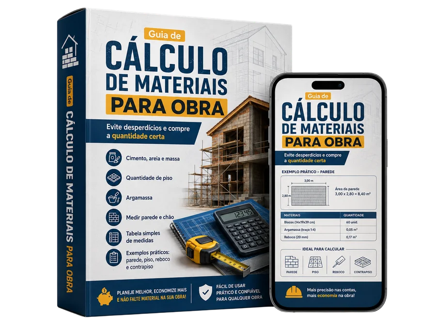 BONUS 1: Guia de Cálculo de Materiais para Obra